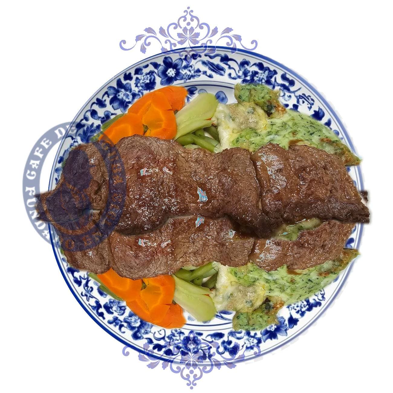 Cecina de res o cerdo enchilada